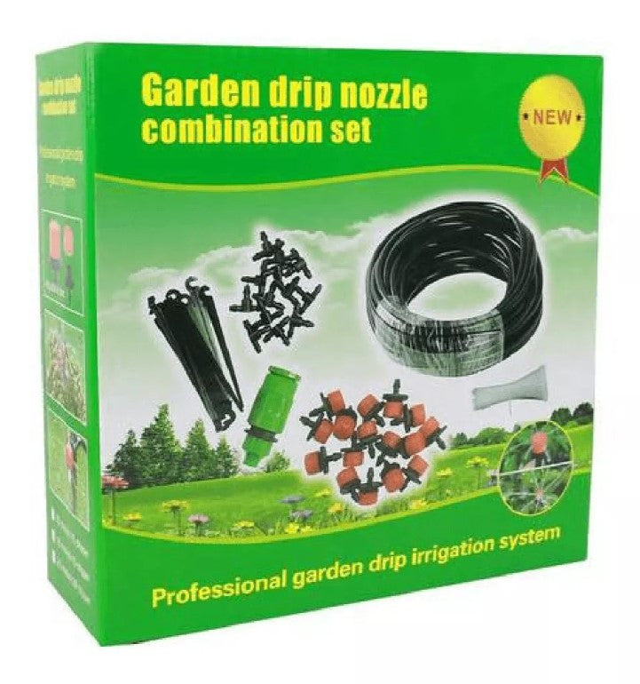 Sistema De Riego Jardin Manguera 10m